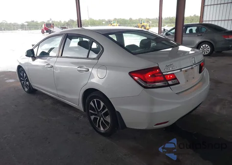 2013 Honda Civic Ex-L from USA, damaged, VIN 19XFB2F91DE008384
